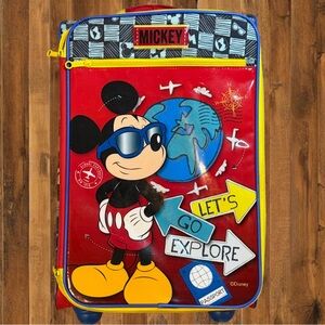 Disney Mickey Mouse Kids Rolling Suitcase by American Tourister